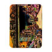 RENO NEVADA  COLORFUL WATERVERF ART. MAGNEET (Verticaal)