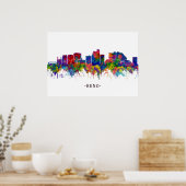 Reno Nevada Skyline Poster (Keuken)