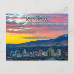 Reno Nevada Sunset Briefkaart