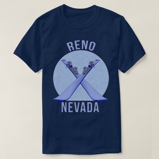 Reno, Nevada T-shirt (Design voorkant)