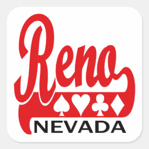 Reno, Nevada Vierkante Sticker