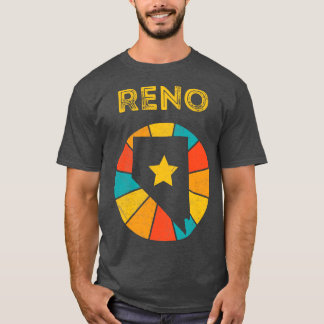 Reno Nevada Vintage Verdrietig Souvenir 1 T-shirt