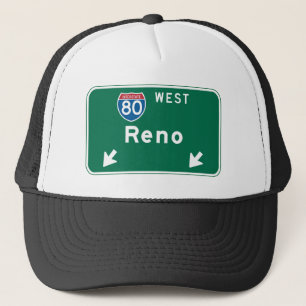 Reno, NV Road Sign Trucker Pet