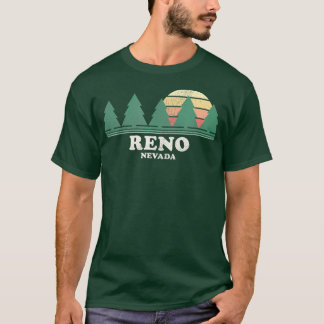 Reno NV  Throwback Retro 70s Design T-shirt
