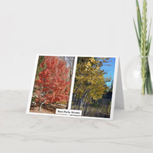 Reno Parks in Herfst, Nevada, Photography J.Halko Kaart