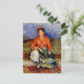 Renoir - Algerijns meisje Briefkaart (Staand voorkant)