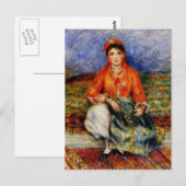 Renoir - Algerijns meisje Briefkaart (Voorkant / Achterkant)