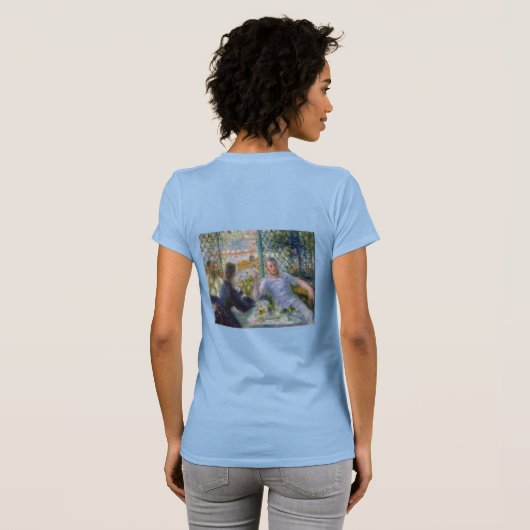 Renoir Art - Lunch in Restaurant Fournaise T-shirt (Achterkant volledig)