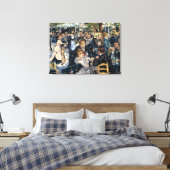 Renoir - Bal du Moulin de la Galette Canvas Afdruk (Insitu (Slaapkamer))