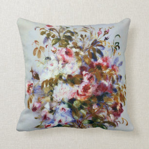 Renoir Beauful Rose Bouquet Kussen