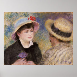 Renoir - Boating Couple (Aline en Artiest) Poster