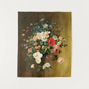 Renoir - Boeket van bloemen, 1858 schilderij Wandkleed