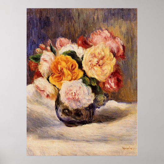Renoir - Bouquet of Roses Poster (Voorkant)