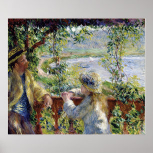 Renoir - By The Water (Near The Lake) 1880 Poster