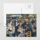 Renoir : Carte postale du Bal du Moulin de la Gale (Devant / Derrière)