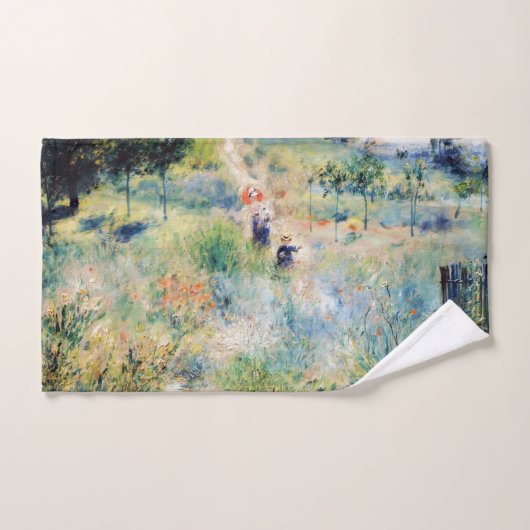 Renoir - Chemin menant à Gras Gras (Serviette à main)