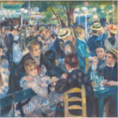 Renoir - Dance at Le Moulin de la Galette Sticker (Voorkant)