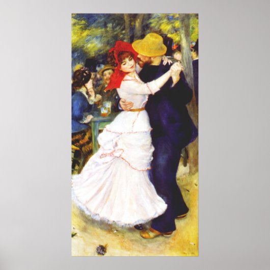 Renoir Dance bij het Poster Bougival (Voorkant)