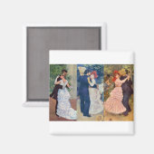 Renoir - Dance in de stad, het Land, en Bougival Magneet (Voorkant / Achterkant)
