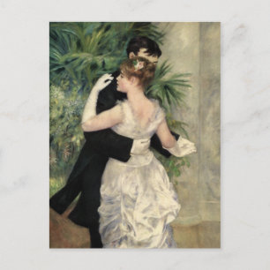 Renoir Dancing in City Fine Art Briefkaart