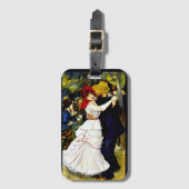 Renoir - Dans bij Bougival Bagagelabel (Voorkant (verticaal))