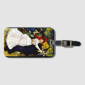 Renoir - Dans bij Bougival Bagagelabel (Voorkant (horizontaal))