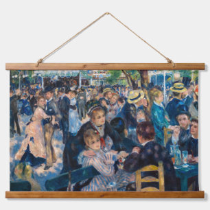 Renoir - Dans bij Le Moulin de la Galette Hangend Wandkleed