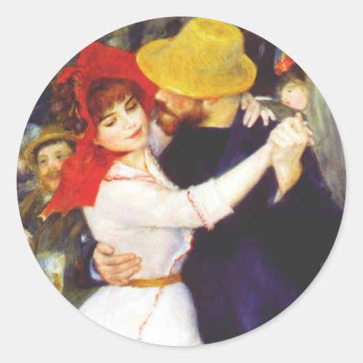 Renoir Danse à Bougival Stickers (Devant)