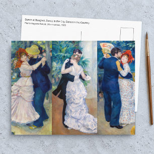 Renoir - Dansserie: Bougival, Stad & Land Briefkaart