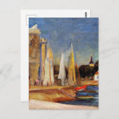 Renoir - De haven van Rochelle Briefkaart (Voorkant / Achterkant)
