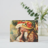 Renoir deux filles lisant dans les invitations de (Debout devant)