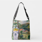 Renoir Environs of Briey en de Fancy Llama Crossbody Tas (Voorkant)