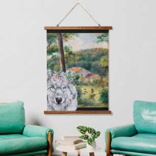 Renoir Environs of Briey en de Fancy Wolf Hangend Wandkleed