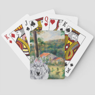 Renoir Environs of Briey en de Fancy Wolf Pokerkaarten