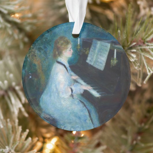 Renoir femme à l'impressionniste Vintage de piano (Arbre)