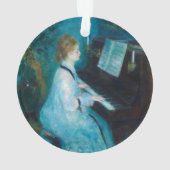 Renoir femme à l'impressionniste Vintage de piano (dos)