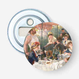 Renoir French Luncheon Boating Party Button Flesopener