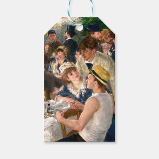 Renoir French Luncheon Boating Party Cadeaulabel (Voorkant)
