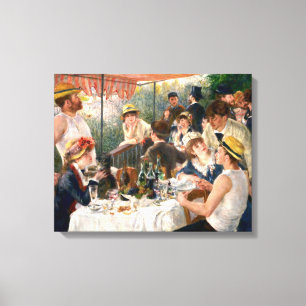 Renoir French Luncheon Boating Party Canvas Afdruk