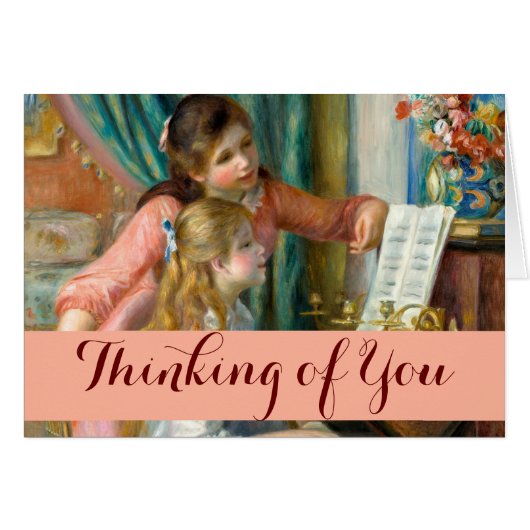 Renoir Girls au Piano impressionniste (Devant horizontal)