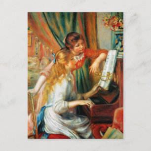 Renoir Girls op het Briefkaart Piano