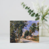Renoir - Het dorp Essoyes binnenkomen Briefkaart (Staand voorkant)