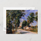Renoir - Het dorp Essoyes binnenkomen Briefkaart (Voorkant / Achterkant)