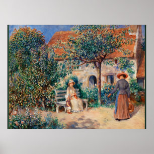 Renoir - In Bretagne, beroemd schilderij, Poster