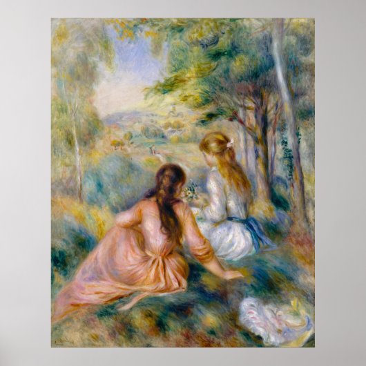Renoir in de Meadow Poster (Voorkant)