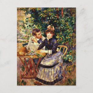 Renoir - in de tuin briefkaart