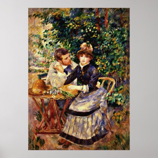 Renoir - in de tuin poster (Voorkant)