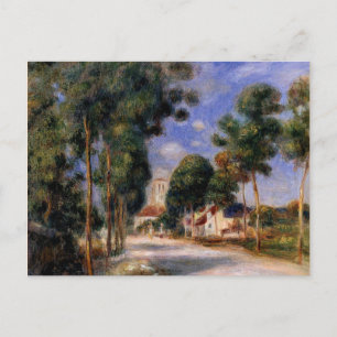 Renoir - Invoering van het dorp Essoyes Briefkaart
