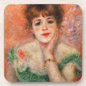 Renoir Jean Samary in een Low Necked Dress Onderze Drankjes Onderzetter (Voorkant)