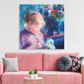 Renoir, Jeune Femme En Toile Étitrée (Insitu(Salon))